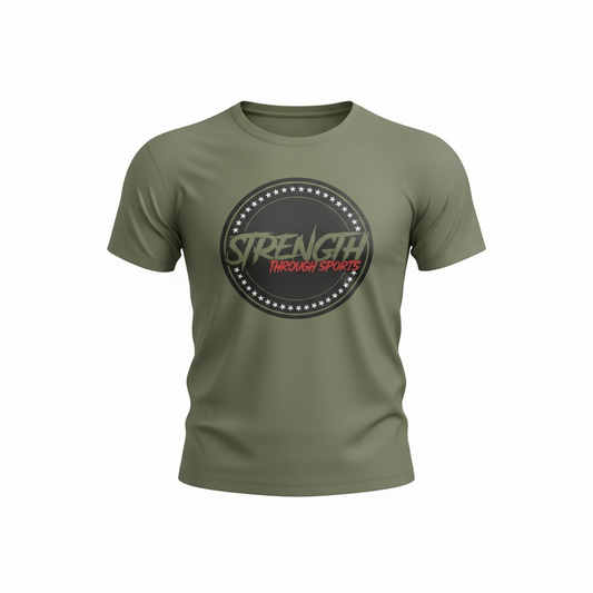 Circle Logo Military Green